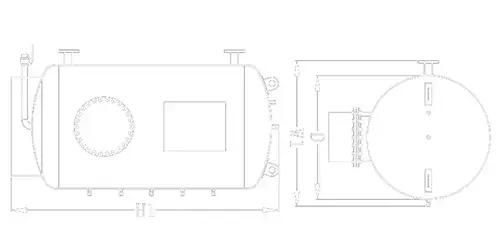 Vertical Thermal Energy Storage Tank