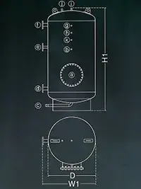 Vertical TES Tank