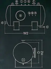 Horizontal TES Tank